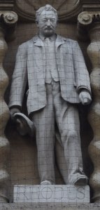 Cecil Rhodes statue in Oxford